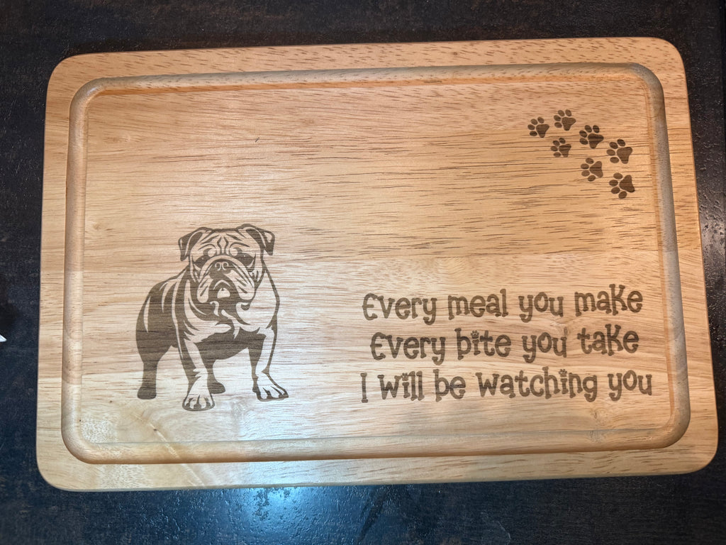 Boxer Dog Every Meal You Make Chopping Board | Funny Dog Gift | Pet Owner Gift Idea