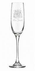 Personalised Champagne Flute – Best Teacher Ever Engraved Glass Gift (Any Name)
