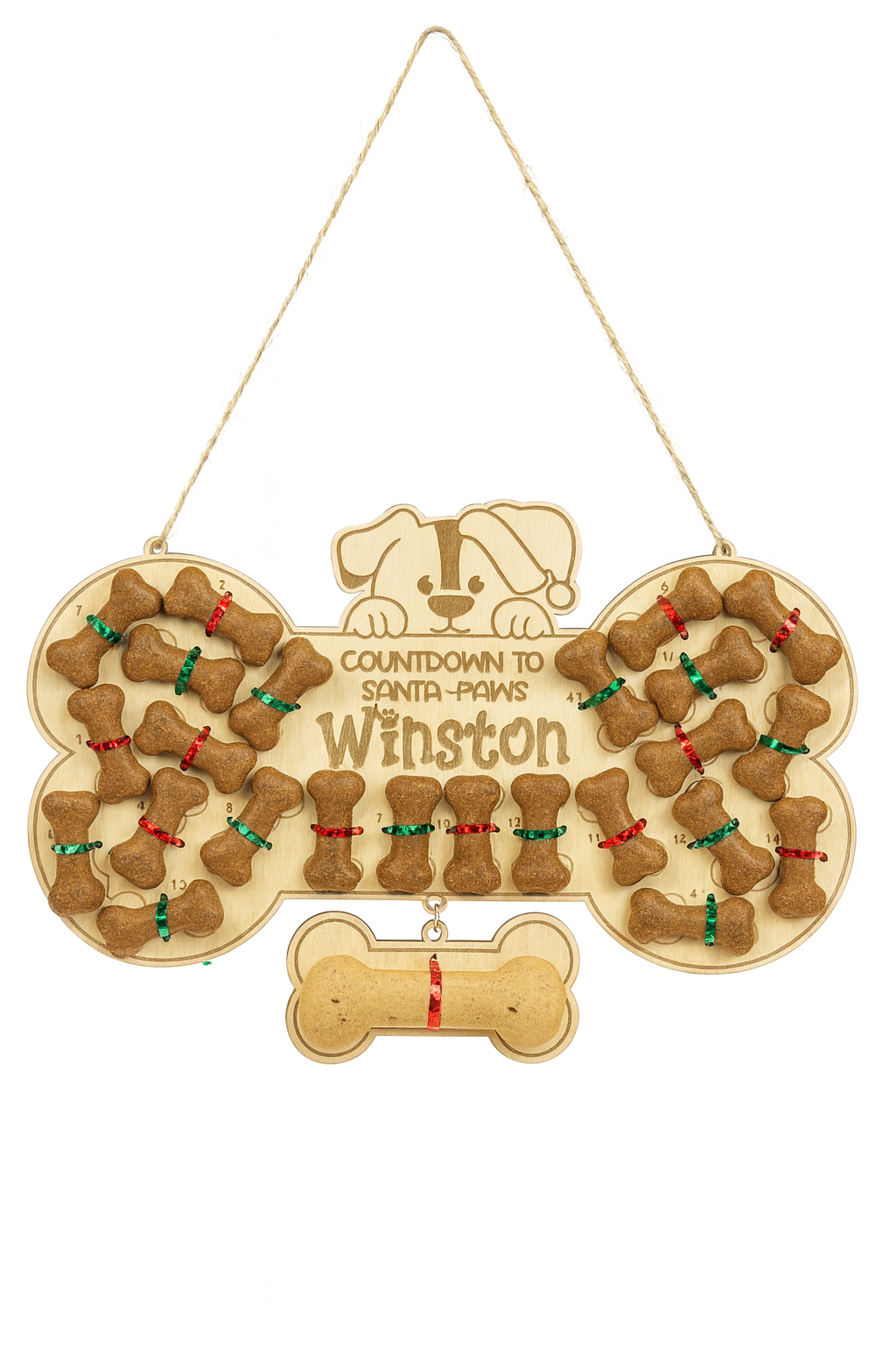 Personalised Dog Treat Advent Calendar 🎄