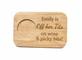 Personalised ‘picky bits’ Wine & Snacks Board – Funny Gift for Friends, Girls Night, Birthday, Hen Party, Christmas ✨