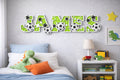 Personalised Football Name Wall Sign – Layered Wooden Letters