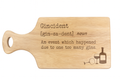 🥂 “Gincident” Definition Chopping Board