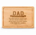 Personalised Dad Chopping Board | Engraved Wooden Gift for Dad | Father’s Day Gift | Custom Message Board | Birthday Gift for Dad UK