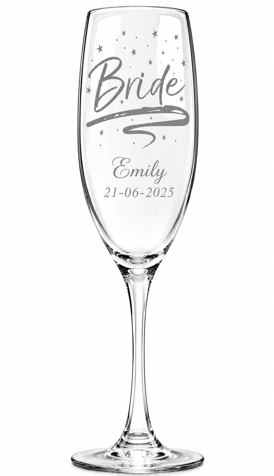 Personalised Wedding Champagne Flute – Bride & Groom Glasses – Mother of the Groom Gift – Engraved Champagne Glass – Wedding Toast Flute