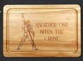 Funny Engraved Wooden Cutting Board | Another One Bites The Crust Chopping Board | Music Inspired Kitchen Gift | Novelty Kitchen Decor