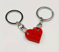 Interlocking Heart Keyring Set – Couples Matching Keychains