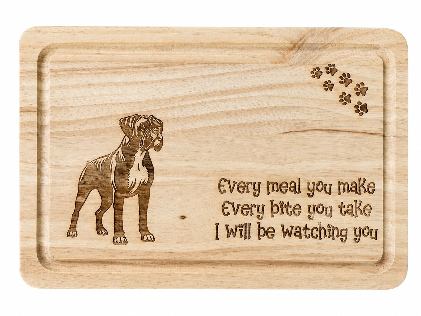 Boxer Dog Every Meal You Make Chopping Board | Funny Dog Gift | Pet Owner Gift Idea