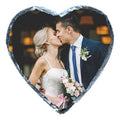 Personalised Heart Photo Slate Plaque